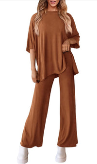 Brown Pants Set